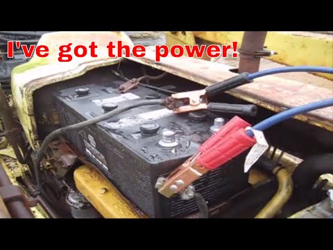 Heavy jumper cable set up
