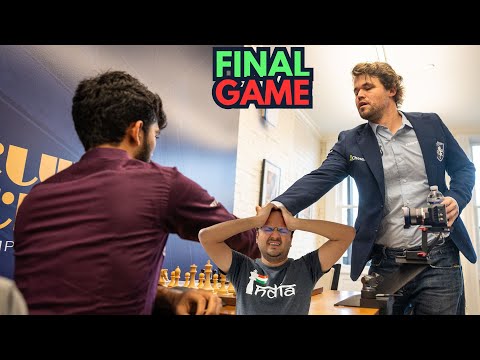 The final Game between Magnus Carlsen and D. Gukesh | Clutch Chess Champions Showdown