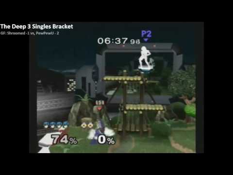 The Deep 3 - Grand Finals - PewPewU (Marth) vs Shroomed (Doctor Mario, Sheik)