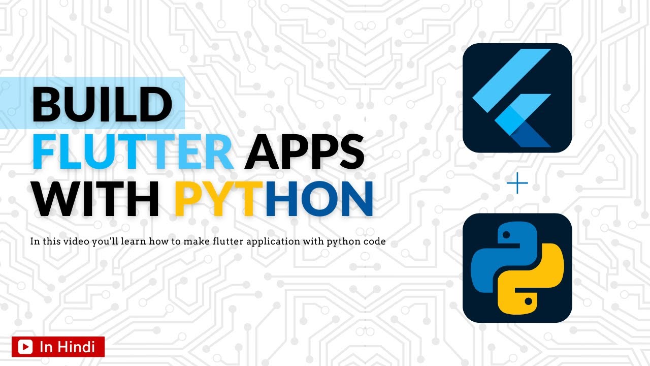 How to Build Flutter Apps using Python || Flet Package