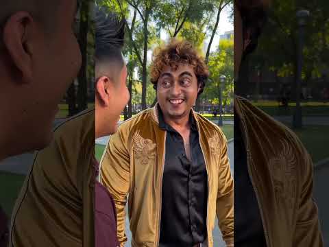 ¿Por qué su risa no suena igual? 😂 La divertida prueba de Shouvik en el parque 🌳
