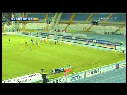 Pescara 3-2 Empoli Highlights & gol HD 30-8-2011