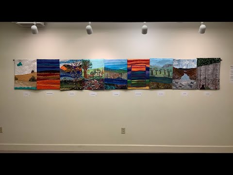 “Landscape” Quilt by the Fiberistas at The TAUNY Center
