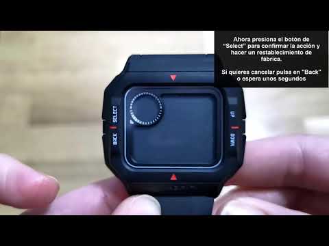 Cómo RESETEAR AMAZFIT NEO   De fábrica