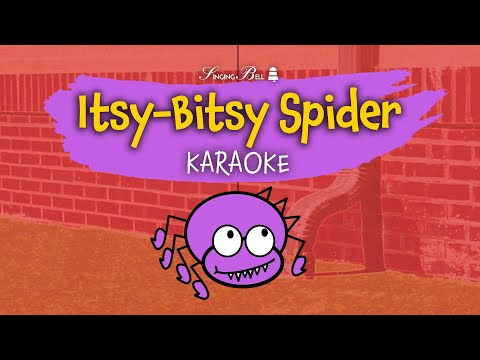 Itsy-Bitsy Spider 🕸️ Karaoke z tekstem dla dzieci