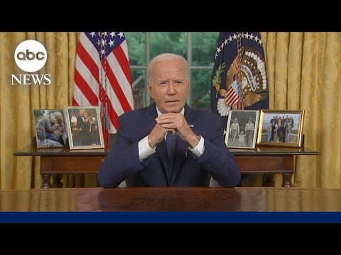 President Biden delivers Oval Office address l ABC News Special Report