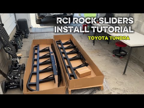 How to install RCI rock sliders on a Toyota Tundra