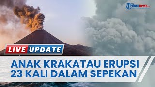 Download lagu Aktivitas Gunung Anak Krakatau Meningkat, Erupsi 23 Kali dalam Seminggu tapi Status Masih Siaga mp3
