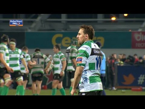 Robert Barbieri breaks off maul for a try - Ulster v Treviso March 2013