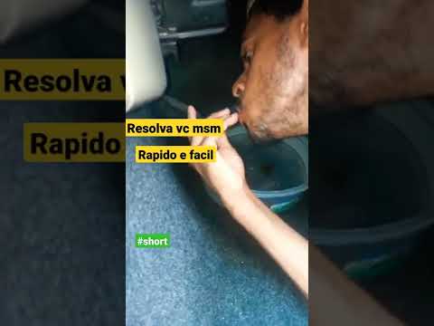 como desentupir a mangueira do arcondicionado do seu carro. #short