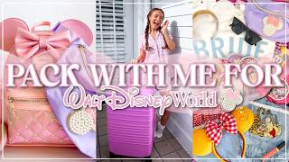 PACK WITH ME FOR DISNEY WORLD✨ | Outfits, Park Essentials & What I’m Bringing! | Lauren Norris