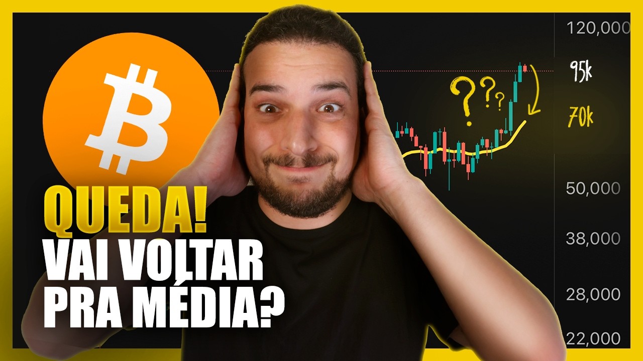 BITCOIN DESABANDO! VAI VOLTAR PRA MÉDIA LÁ EMBAIXO?