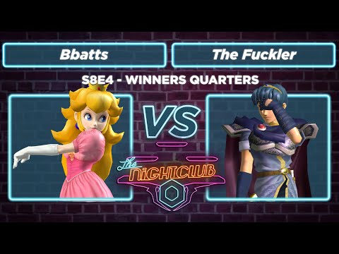 The Nightclub S8E4 - Bbatts (Peach) vs The Fuckler (Marth) - Winners Quarters SSBM