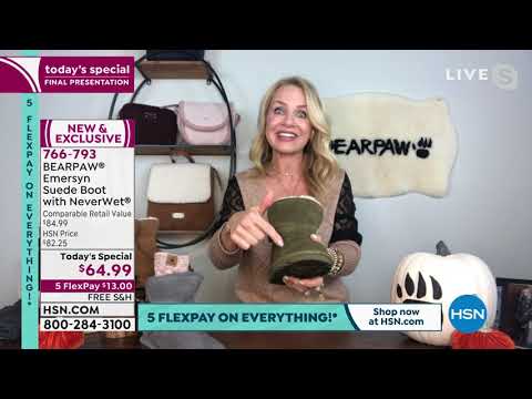 HSN | BEARPAW Footwear 10.09.2021 - 11 PM