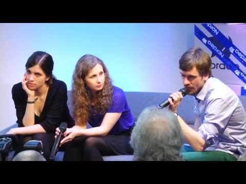 Pussy Riot in Tallinn Music Week 2014.