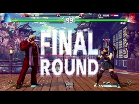 Zowie Brussels Challenge SFV - Pool Winner Final - Ryan Hart [UK](Urien) Vs ECV | Hiruko [NL](Ibuki)