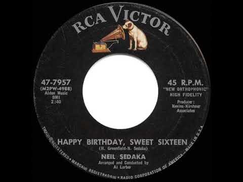 1961 HITS ARCHIVE: Happy Birthday, Sweet Sixteen - Neil Sedaka