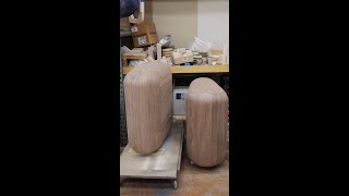 Solid Walnut Sofa Arms