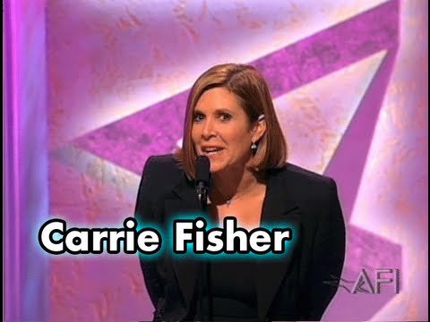 Carrie Fisher Salutes Harrison Ford at the AFI Life Achievement Award