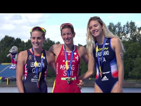 2018 European Championships Triathlon Elite Women Highlights