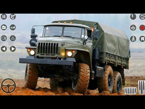 US Offroad Army Truck Driver Simulator - Military Transporter Driving - Android GamePlay.
