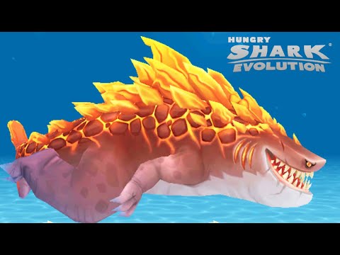 What If I Am The VOLCANIC GODZILLA SHARK MAGMAJIRA! - Hungry Shark Evolution New Update!