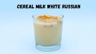 Mini Cereal Milk White Russian Recipe – Sweet, Creamy & Boozy!