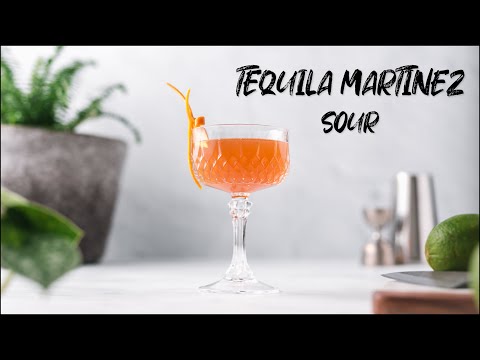 Tequila Martinez Sour – Truffle on the Rocks