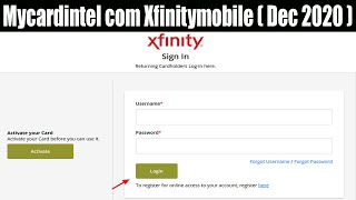Mycardintel com Xfinitymobile (Dec 2020) Its Time To Upgrade To Xfinity Mobile! Watch!