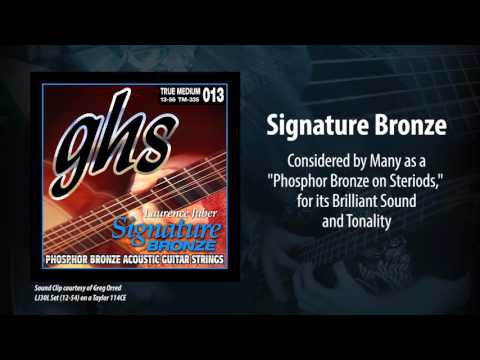 GHS Strings - Signature Bronze Acoustic Strings
