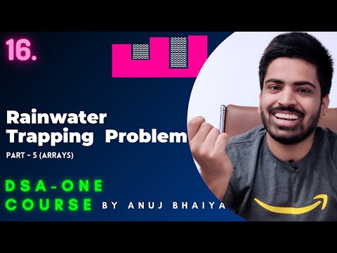 Trapping Rainwater Problem | Leetcode | Rain water trapping problem | DSA-One Course #16