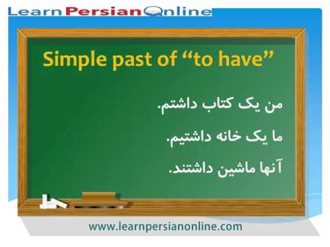 Learn to Speak Persian / Farsi Fast: for Beginners: Lesson 14:  simple past of to have