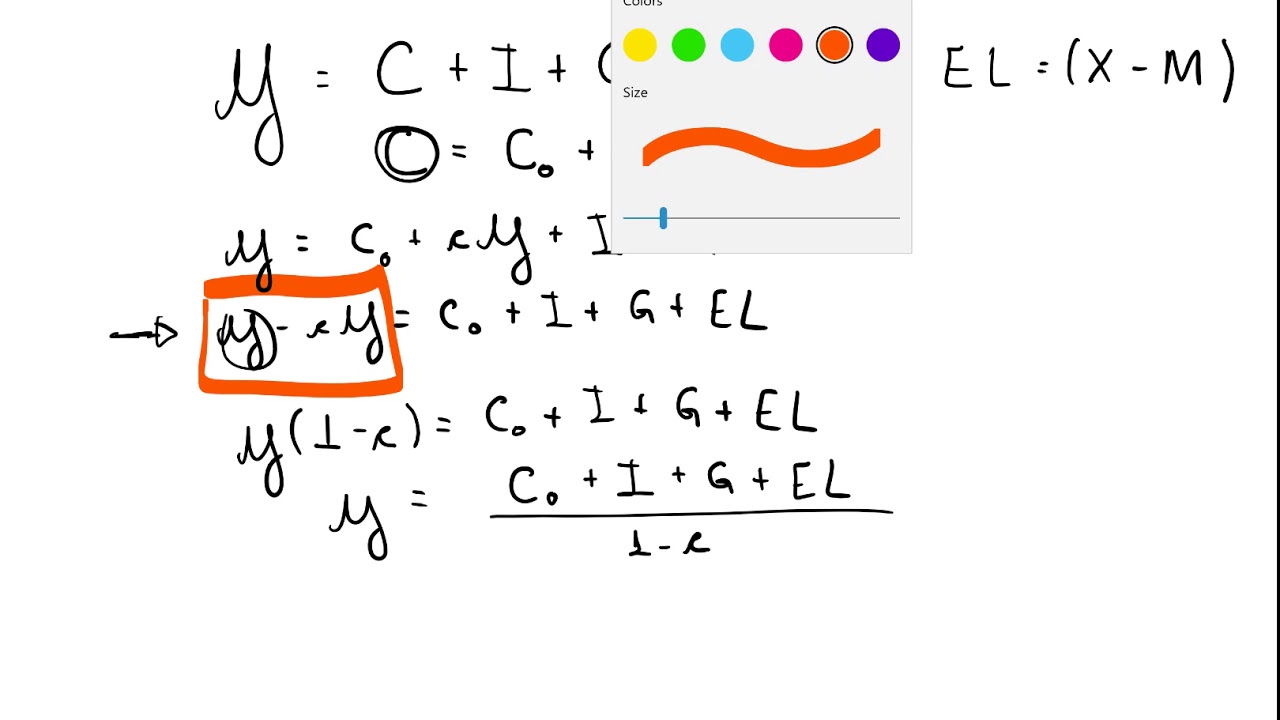 Multiplicador keynesiano simples