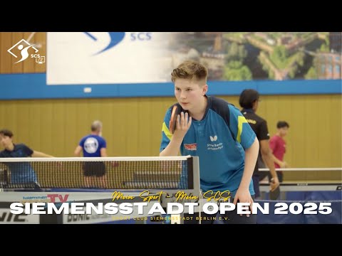 SIEMENSSTADT OPEN 2025 🏓 | Top-level table tennis in Berlin-Spandau!