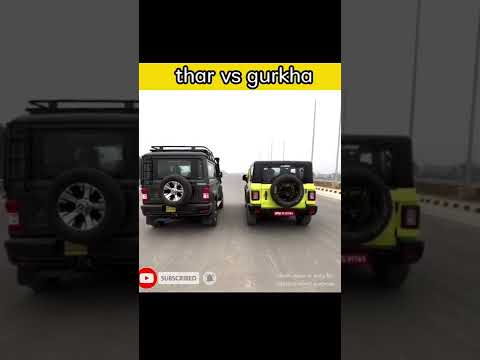 Thumbnail for thar vs force Gurkha #shorts #ytshorts #offroad by Force Gurkha