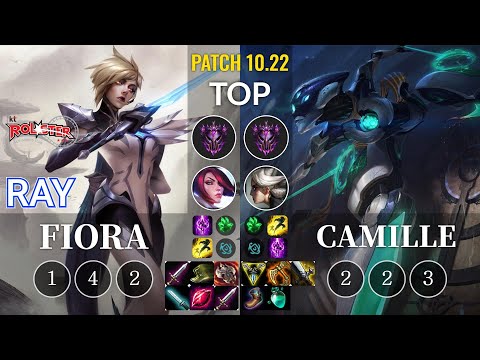 KT Ray Fiora vs Camille Top - KR Patch 10.22