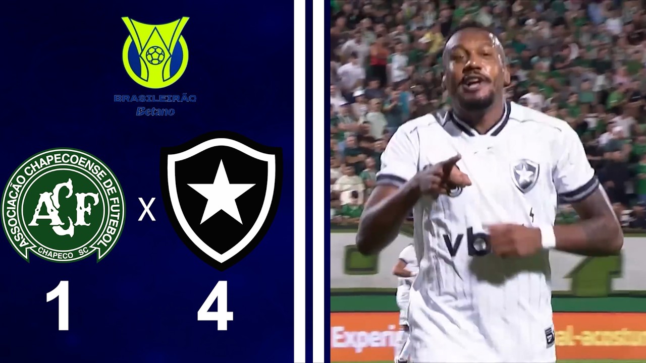 Chapecoense vs Botafogo Highlights