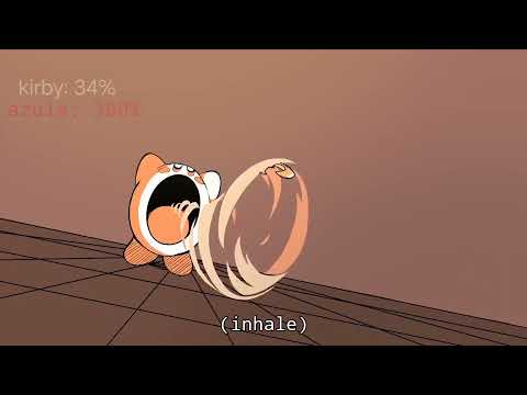 Kirby vs azula | fight animation - gregzilla (WITH LIGHT, CC, AND EFFECT)