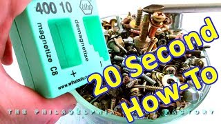 Download lagu In 20 seconds - How to use Wiha 40010 Magnetizer or Demagnetizer mp3