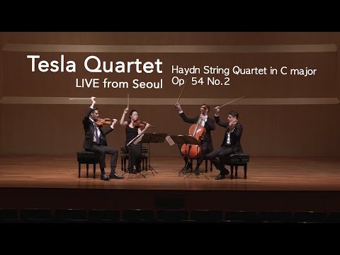 Tesla Quartet | Joseph Haydn String Quartet in C major Op  54 No.2