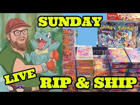 🔴LIVE RIP AND SHIP - Pokemon Card Opening SURGING SPARKS / JAPANESE FULL RESTOCK / GIVEAWAYS🔴