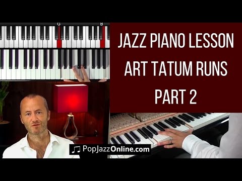 Art Tatum runs Jazz Lesson - Ragtime to Stride Piano Part 2/2