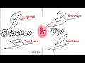 B Signature tips | How to make B Signature | @AnupCalligraphy #signature #signaturestyle