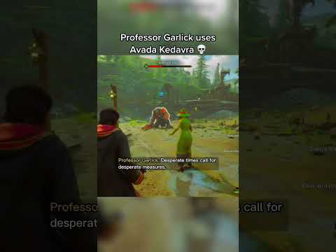 Professor Garlick uses Avada Kedavra ✨ #hogwartslegacy
