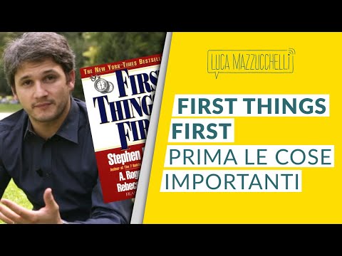 First Things First: First Things First - Books for the Mind