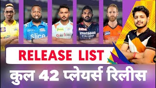 IPL 2023 - Final List Of 42 Players Released From Trade & Retain List | MY Cricket Production