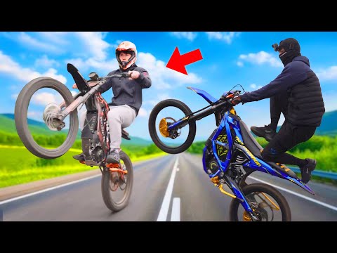 Extreme Wheelies on Surron Ultra Bee!