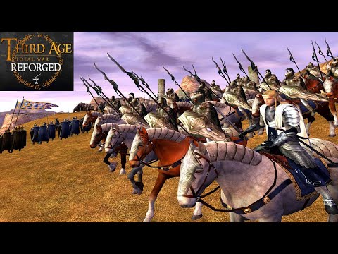 ELVES AND DWARVES UNITE TO DEFEND TOL FALAS (Siege Battle) - Third Age: Total War (Reforged)