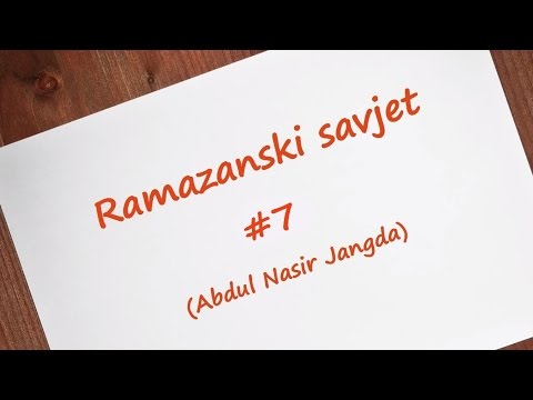 Ramazanski savjet #7 (Sehur)┇ UmmetmediA