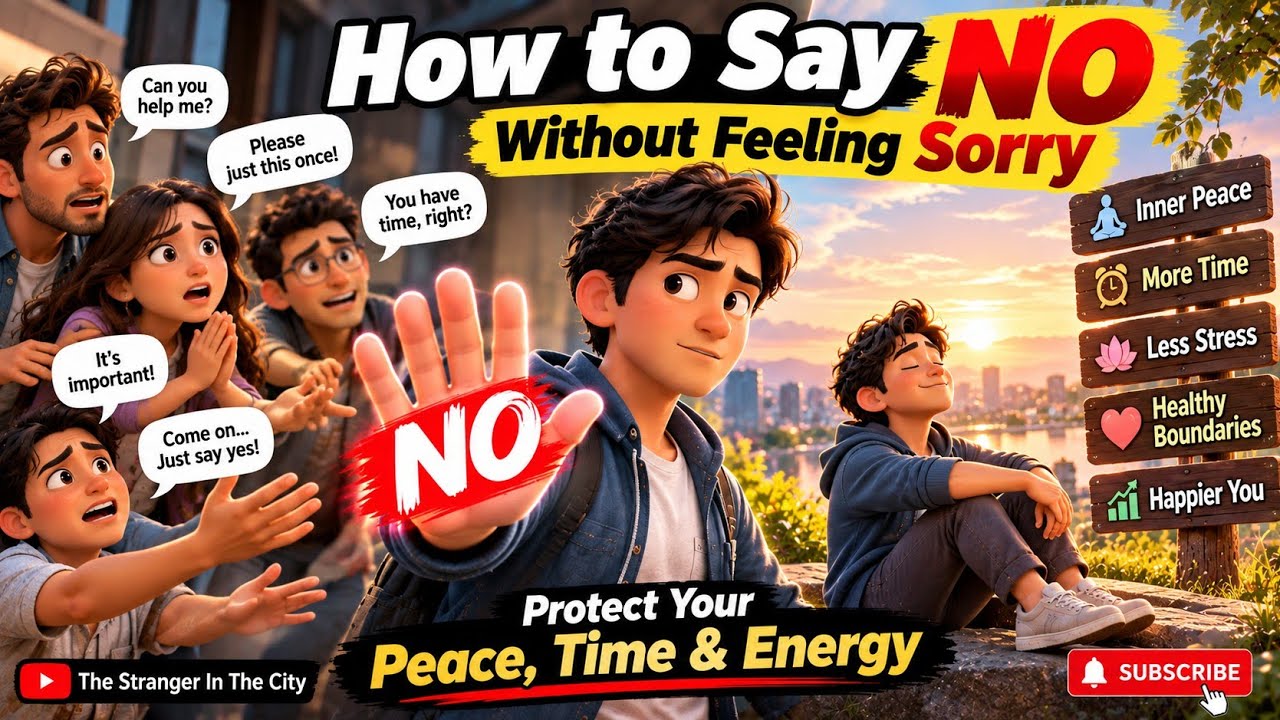 Learn to Say NO without Feeling Guilty 🚫 Protect Your Inner Peace & Set Healthy Boundaries ✅🚧